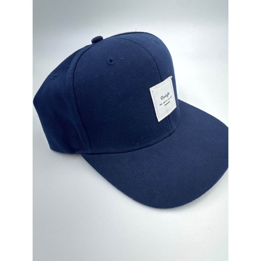 Google 1998 Mountain View CA 98-MTV-CA-US Navy Blue Snapback Hat Tech Swag